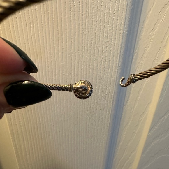 Black Orchid David Yurman Classic Bangle Bracelet - Picture 8 of 8